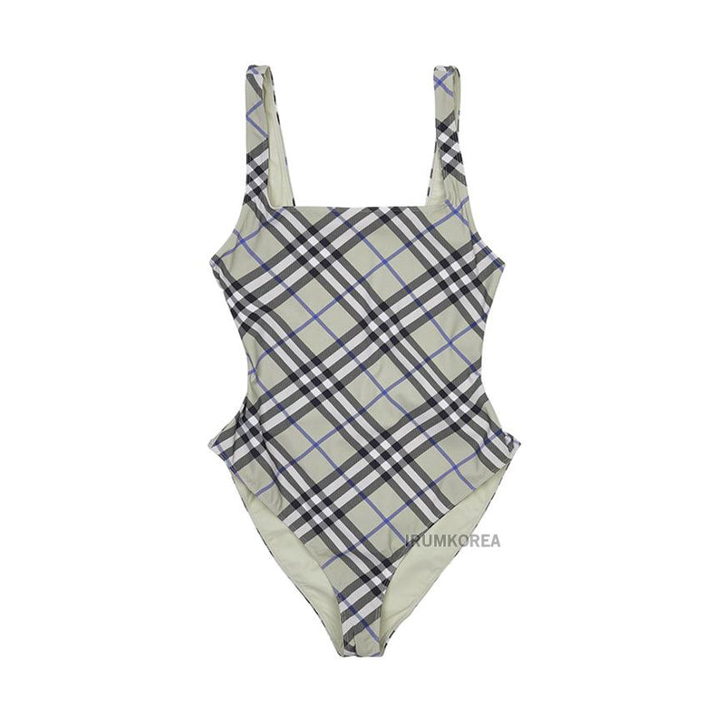 BURBERRY Check One-Piece Swimsuit for Women