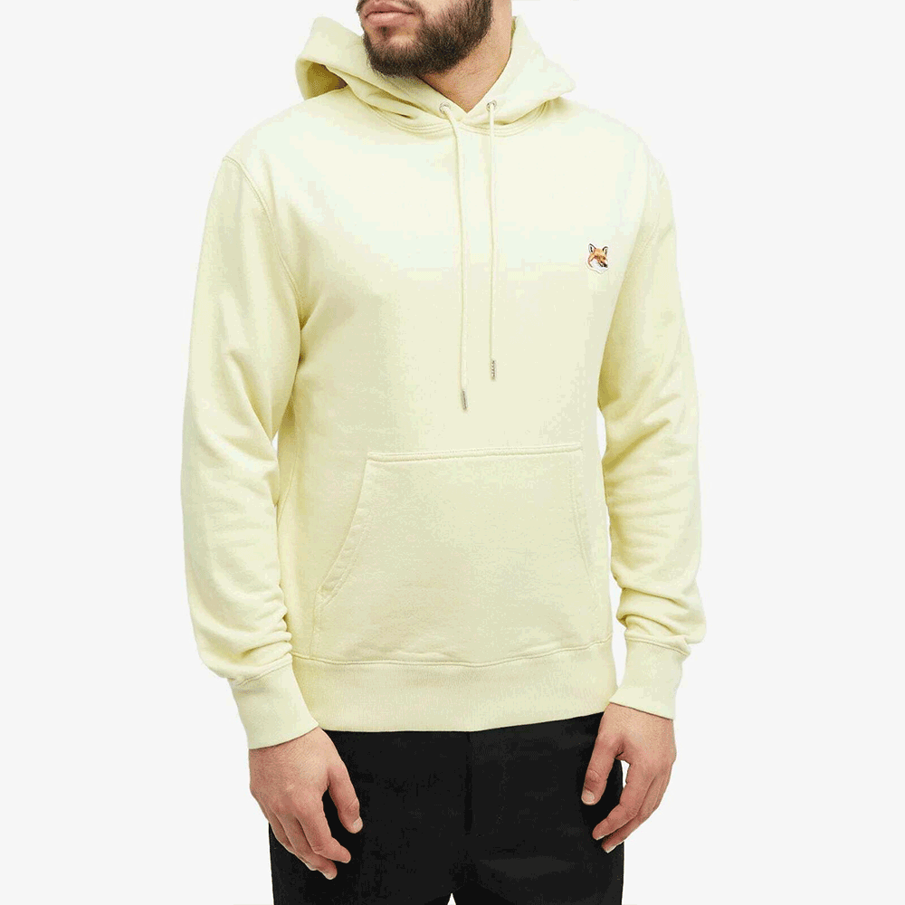 Maison Kitsune Fox Head Logo Hooded Sweatshirt Men’s Navy Co LM00702 KM0001 P712
