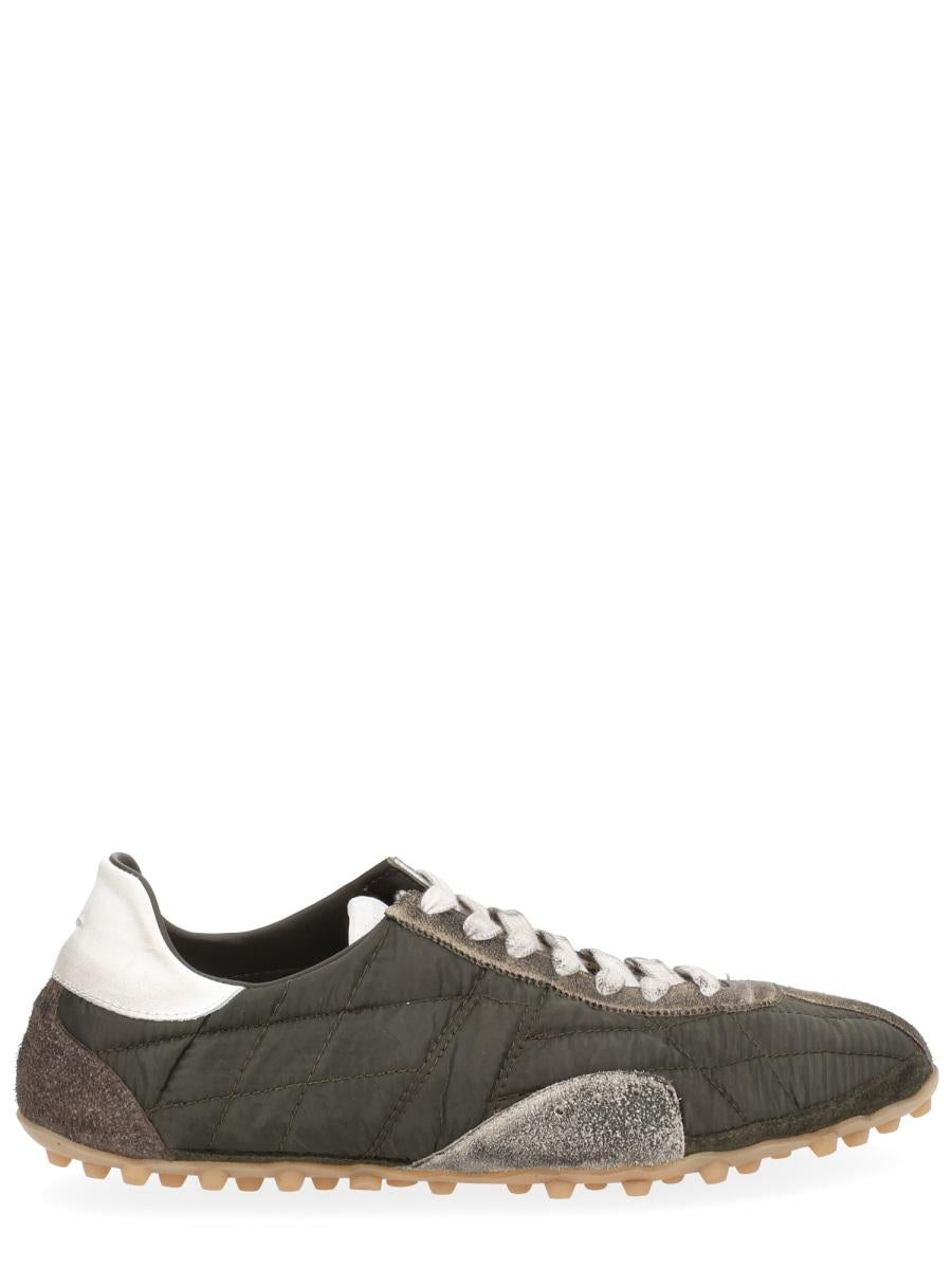 Maison Margiela White Leather Low-Top Sneakers