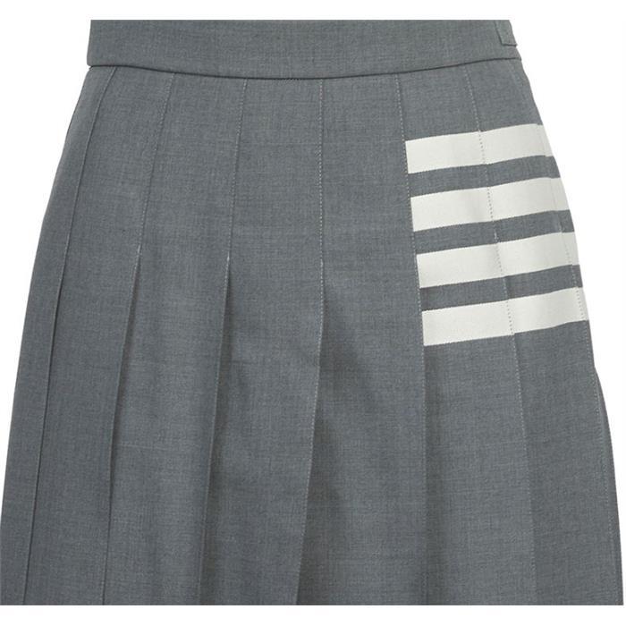 THOM BROWNE Wool Pleated Midi Skirt FGC400V 06146 035