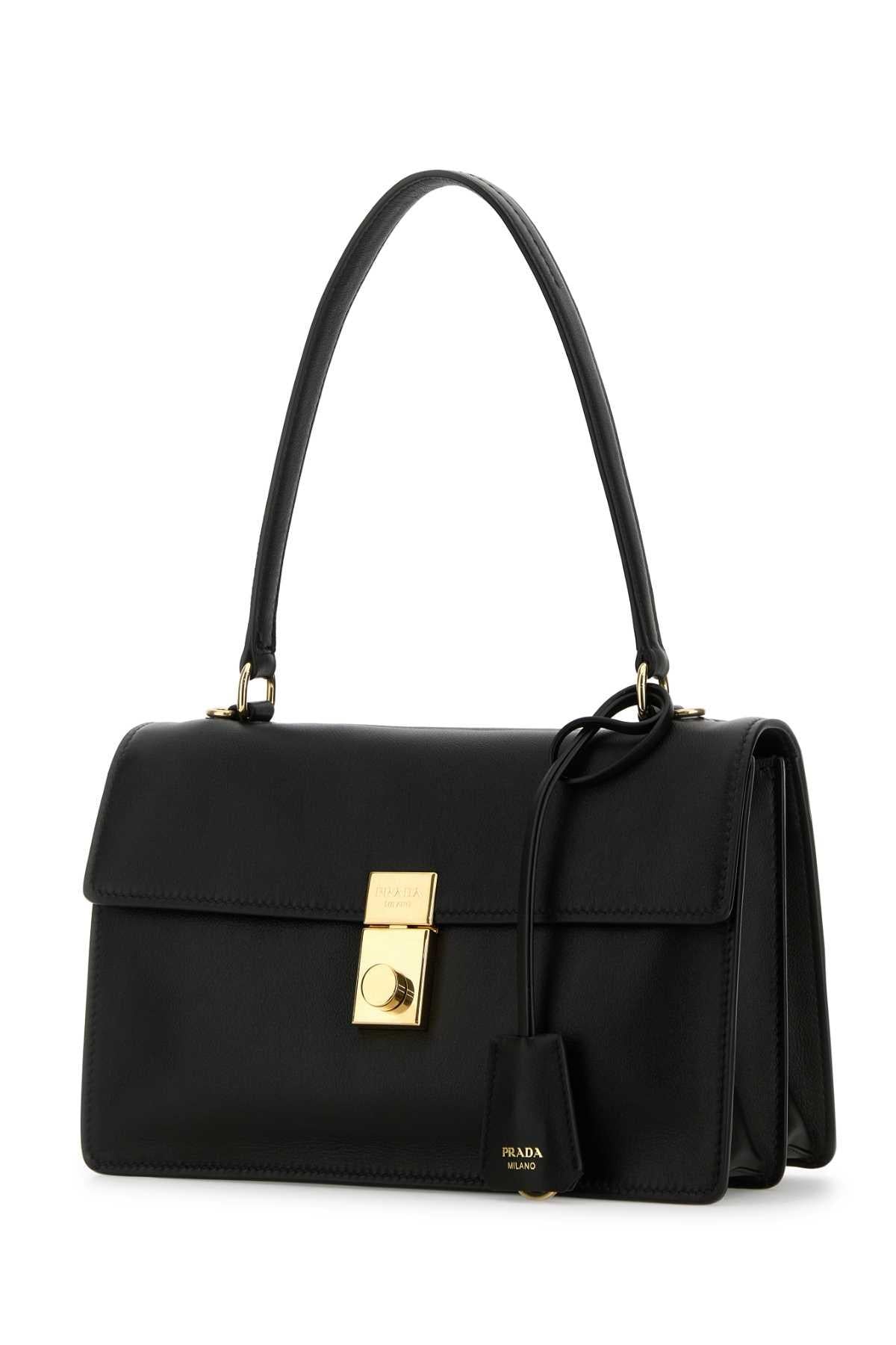 PRADA Black VITELLO MOVE Leather Shoulder Bag