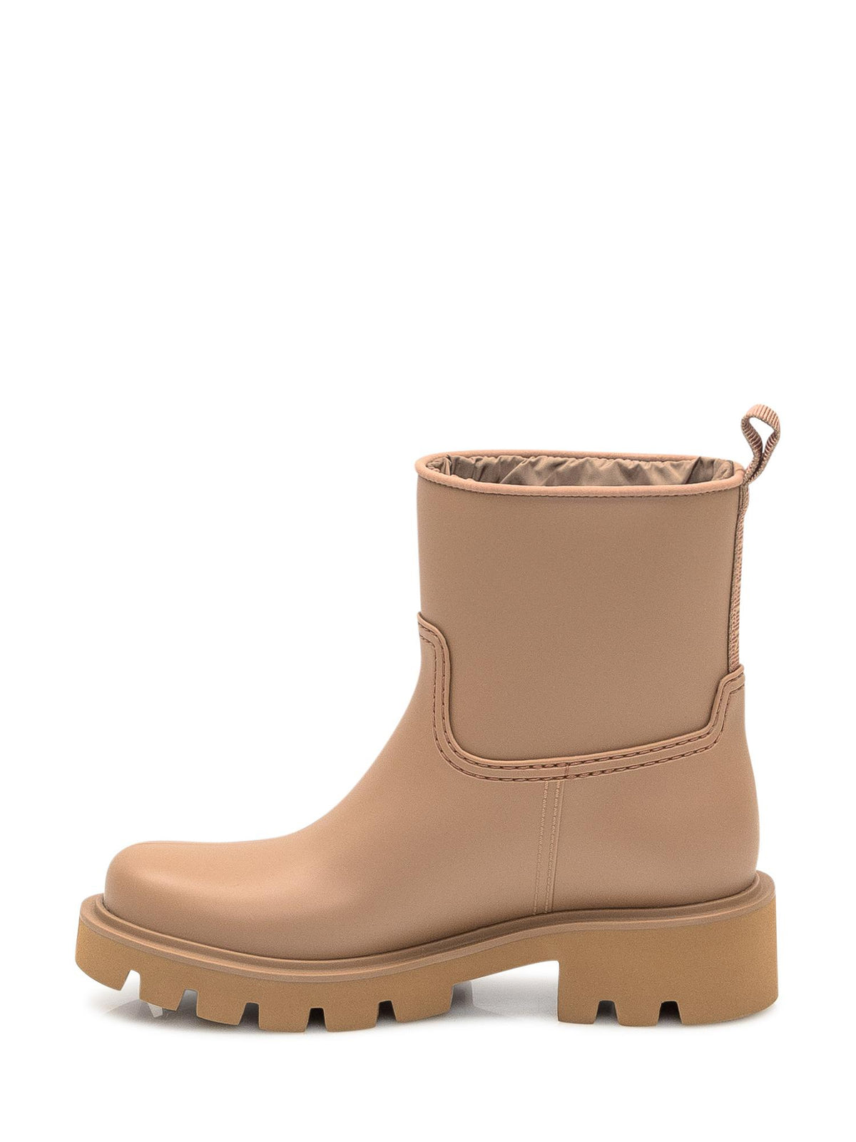 Moncler Black Leather Ankle Boots