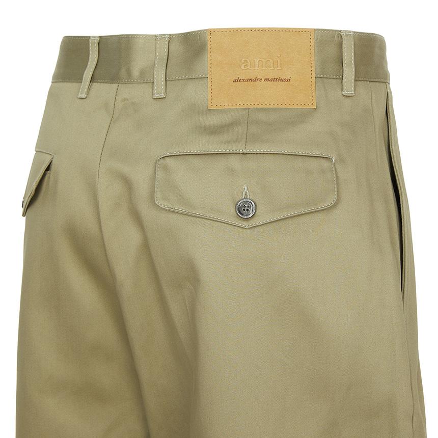 AMI Men’s Carrot Pants Classic Trousers HTR121 CO0103 375