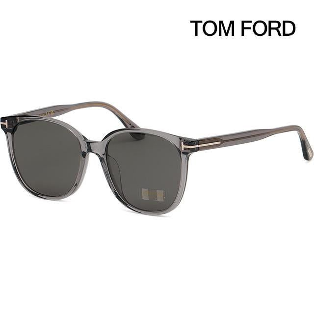 TOM FORD Transparent Acetate Square Asian Fit Sunglasses TF K 20A