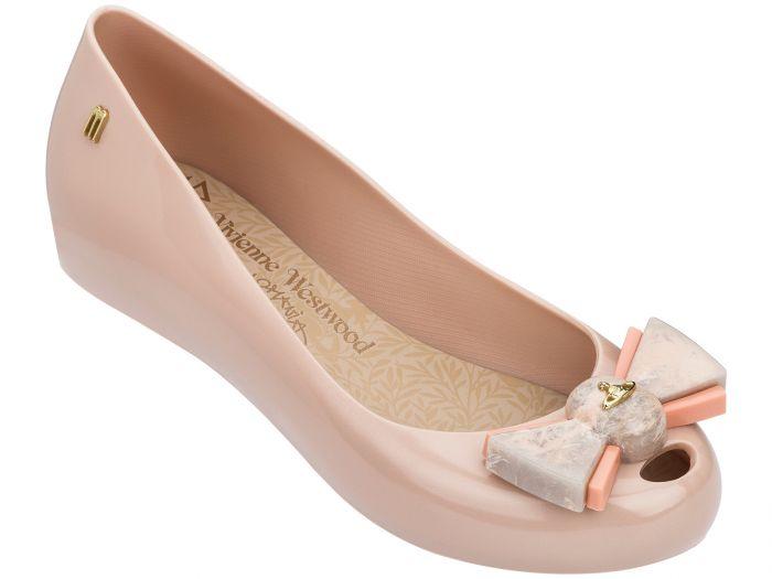 Vivienne Westwood Melissa Ultragirl Bow ORB Flat Shoes
