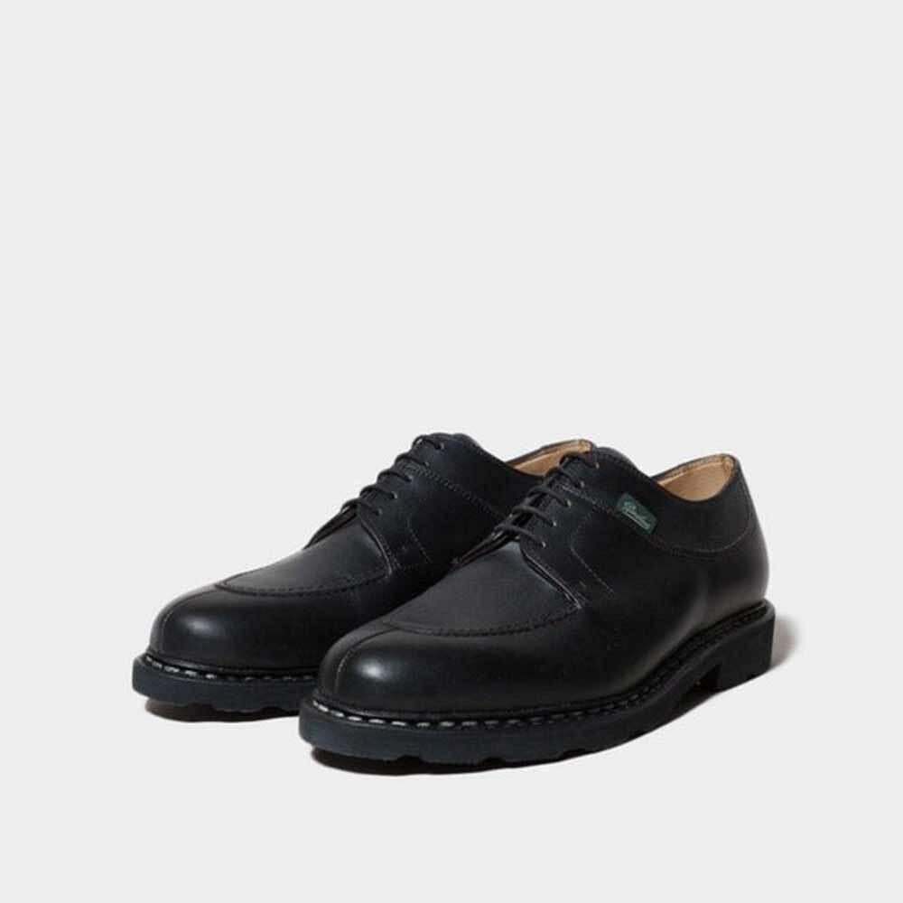 PARABOOT Black Leather Loafers Women’s Dress Shoes 063712