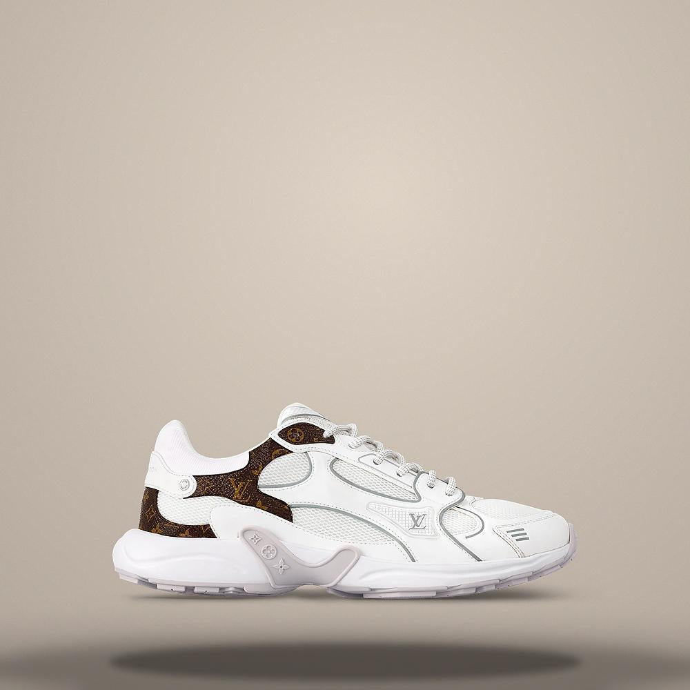 Louis Vuitton LV Olympia White Men's Low Top Sneakers 1AHOEV
