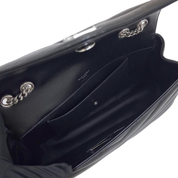 Saint Laurent Matelassé Lambskin Loulou Chain Shoulder Bag Medium