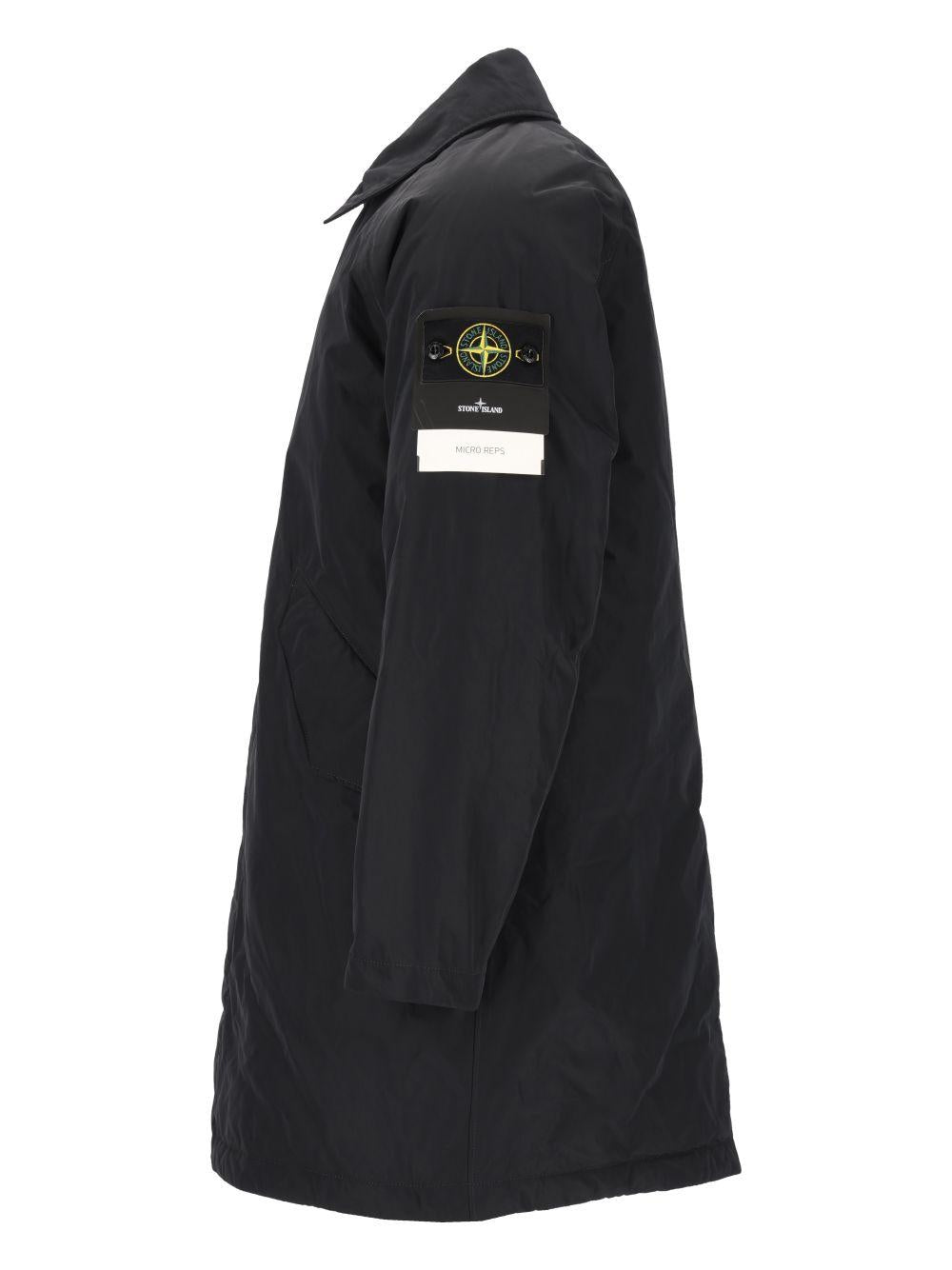 STONE ISLAND Black Down Puffer Jacket Men’s