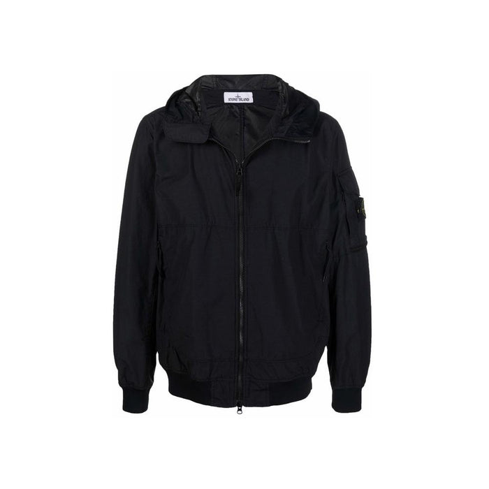 STONE ISLAND Naslan Light Watro Hooded Jacket Black 761540632 V0029