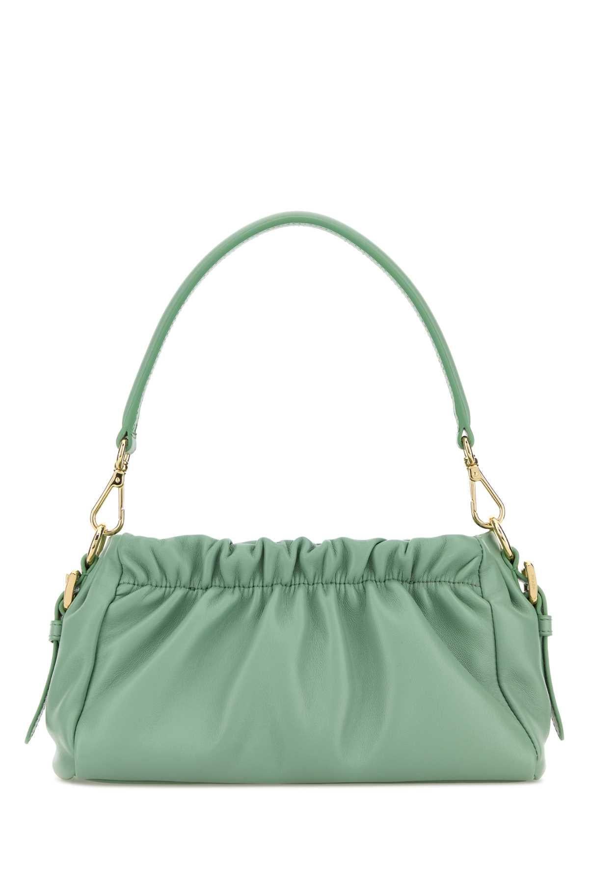 PRADA Black Leather Shoulder Bag