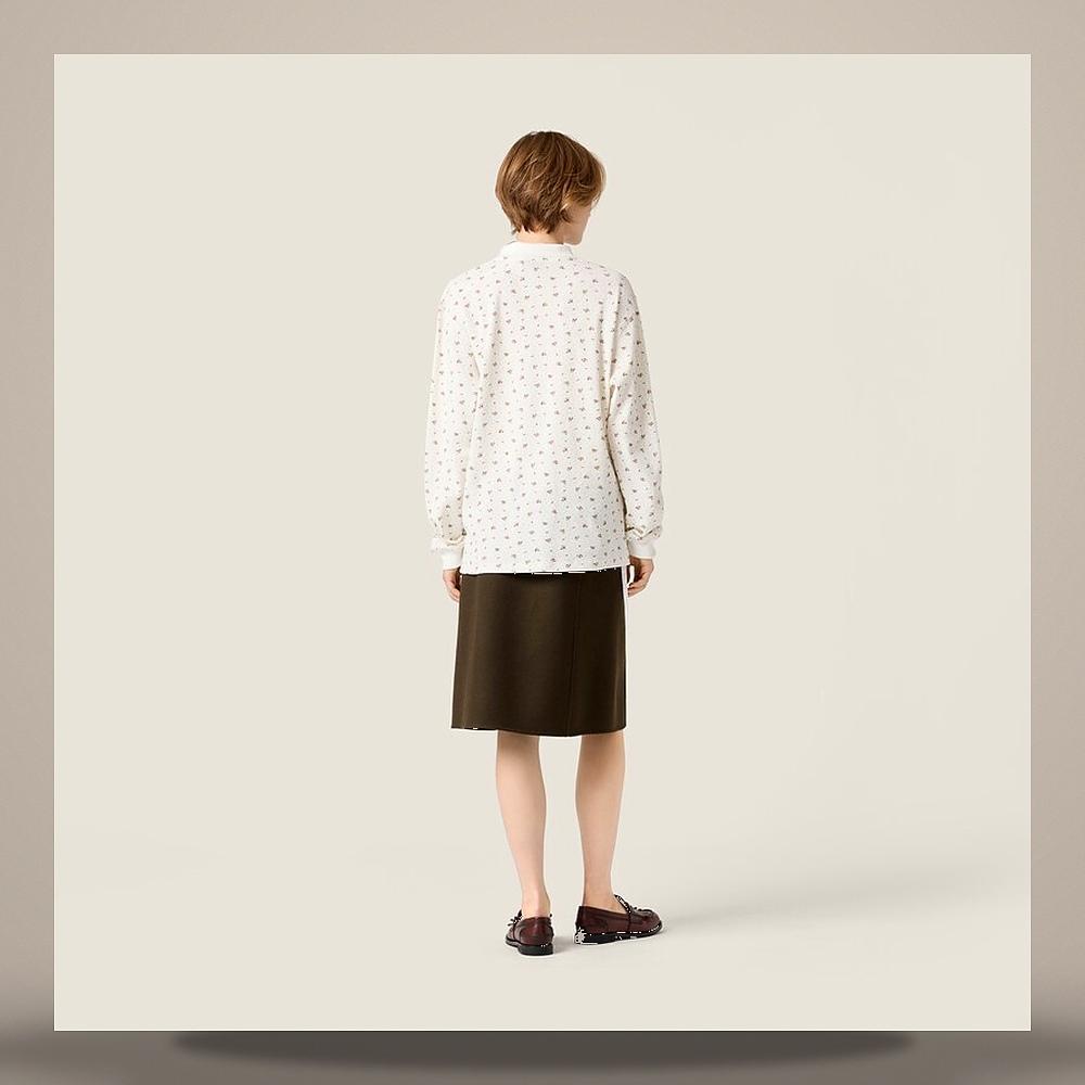 Miu Miu Cotton Polo Shirt MJLA70 6393 F0963