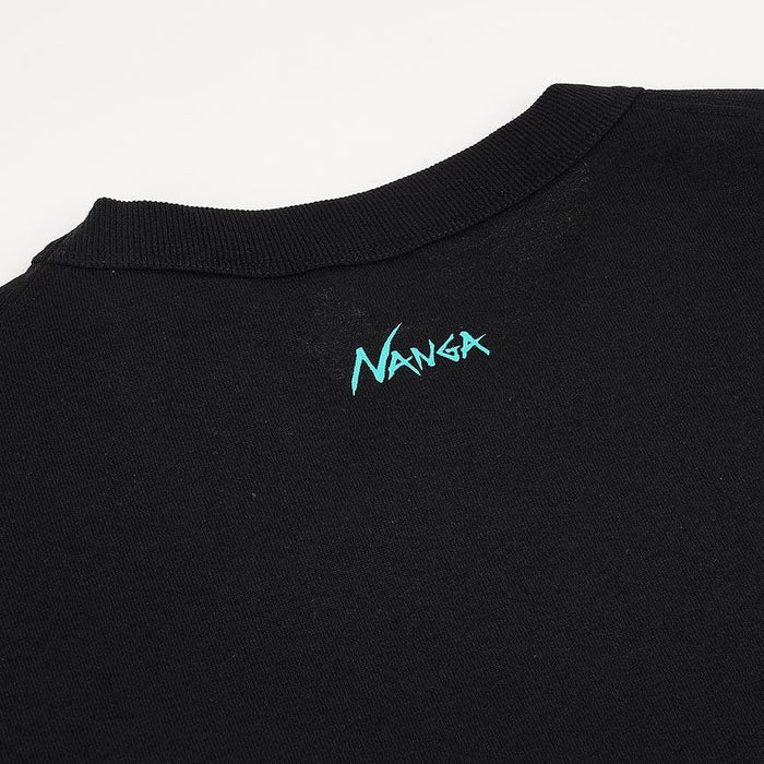NANGA Men Keep Rolling T-Shirt N2610 1M037Z BLK