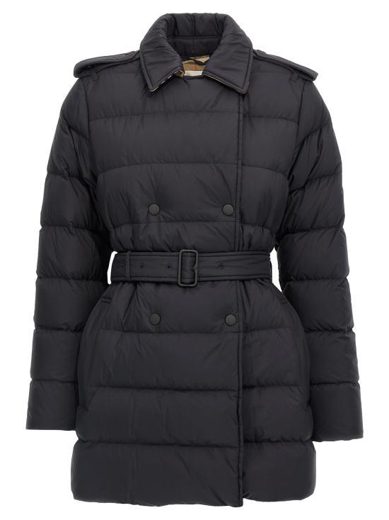 BURBERRY Black Down Puffer Jacket for Men