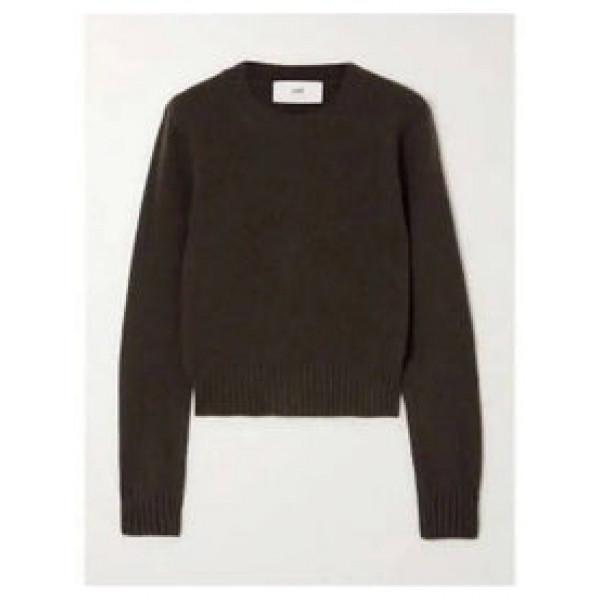 AMI Cashmere Ami de Coeur Crewneck Sweater