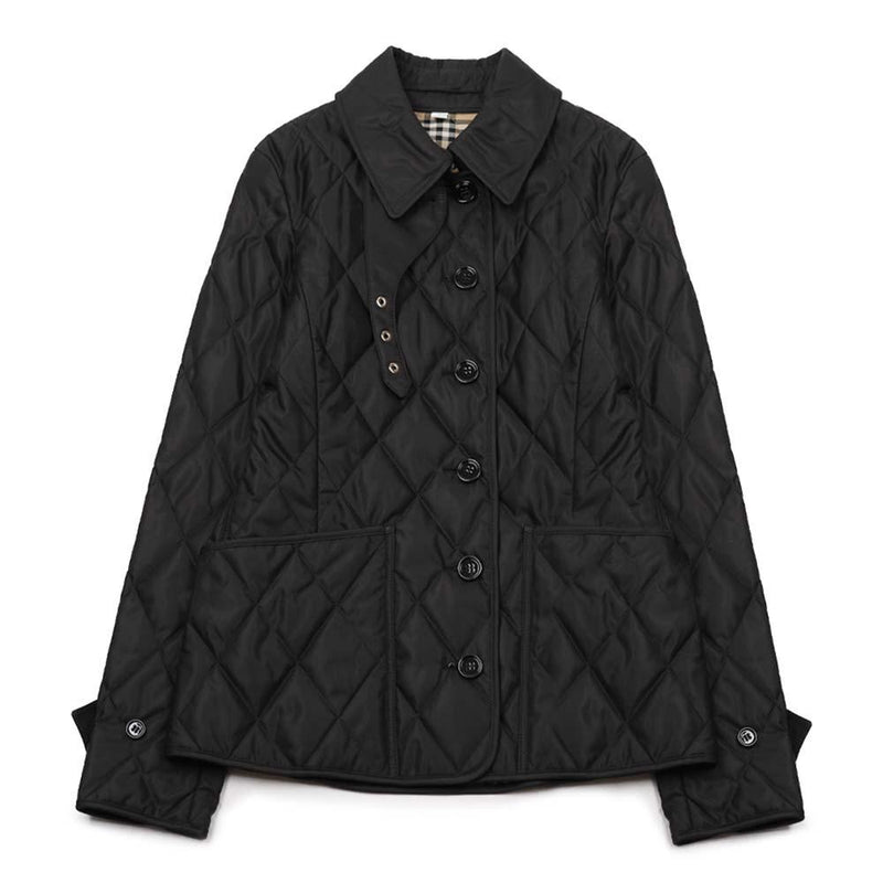 BURBERRY Quilted Black Jacket 8100657