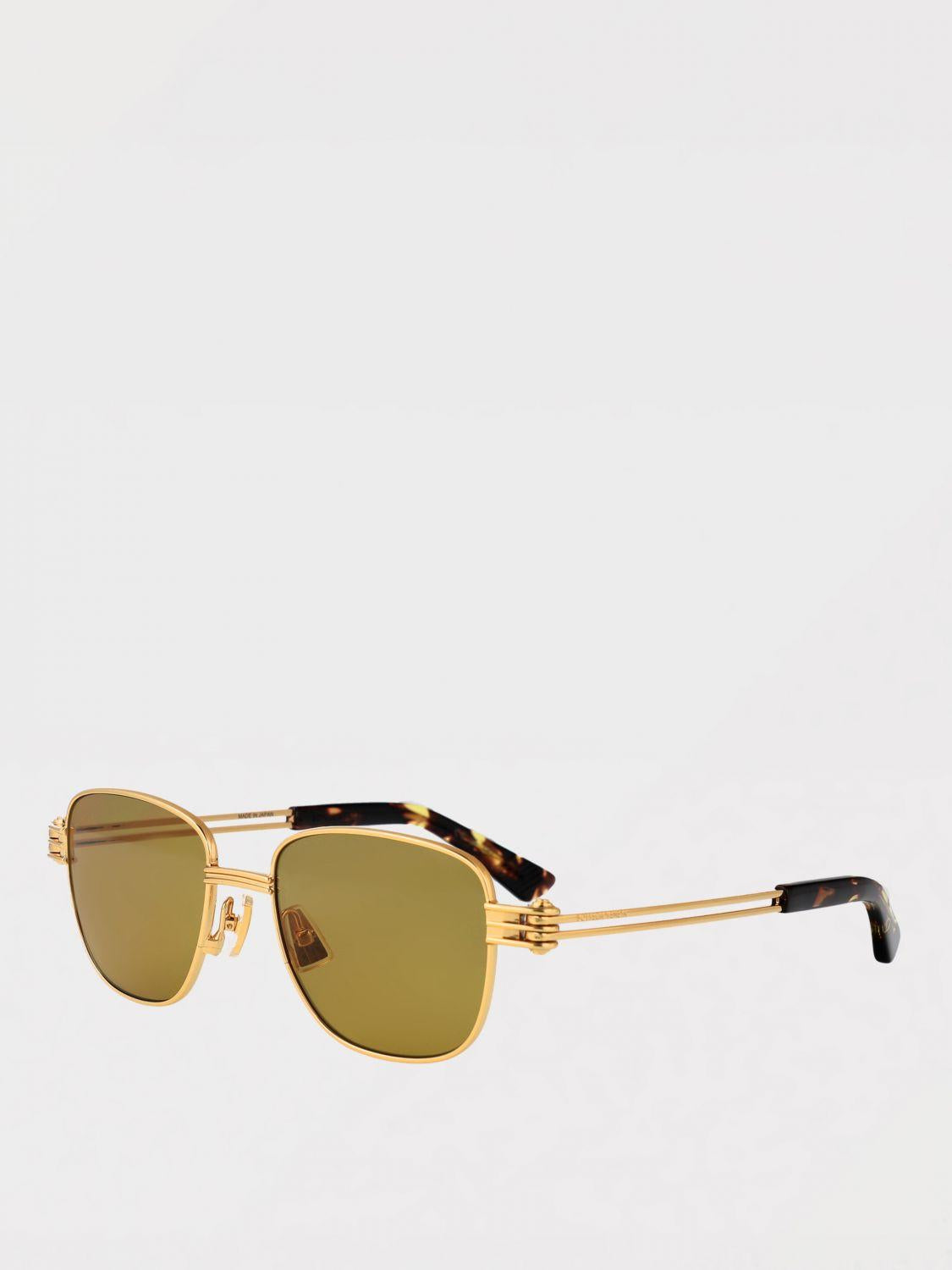 Bottega Veneta Black Acetate Square Sunglasses for Men