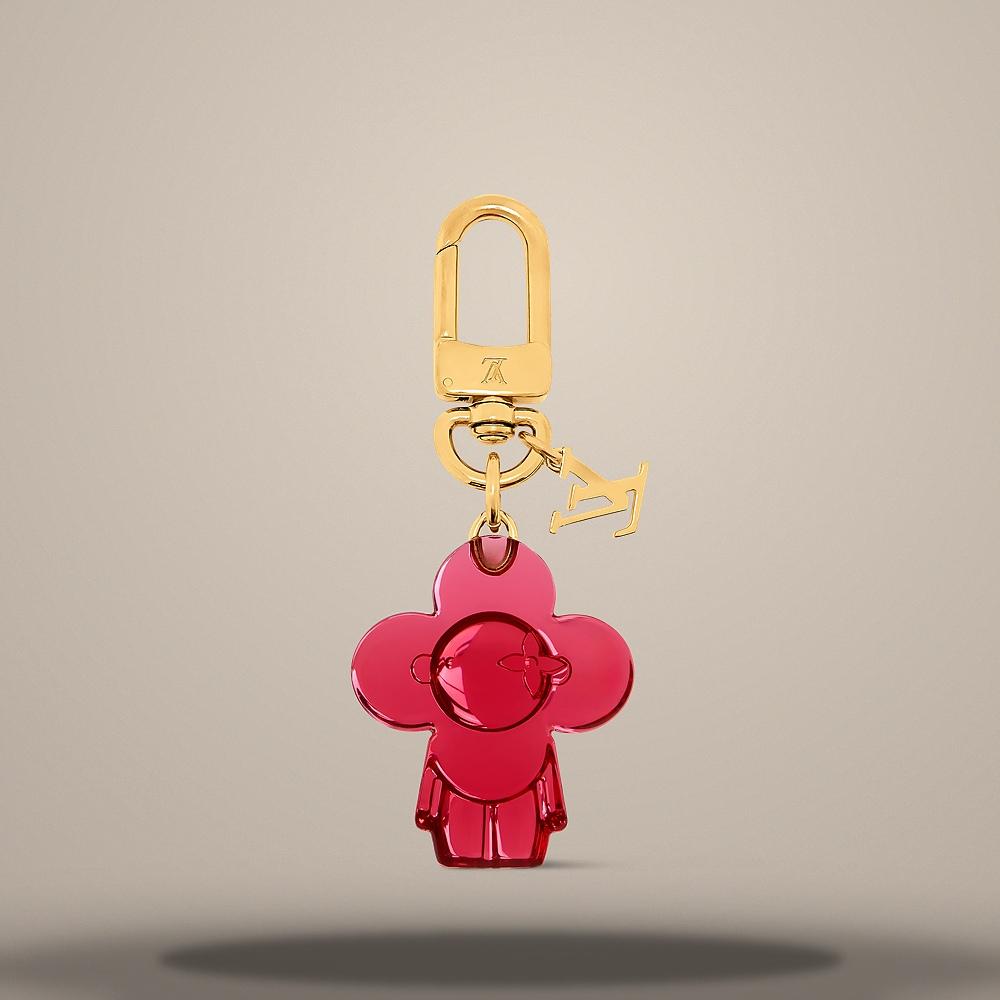 Louis Vuitton Maxi Vivienne Spider Raspberry Red Bag Charm Key Holder