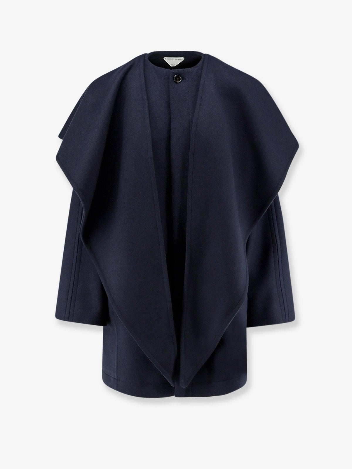Bottega Veneta Black Wool Long Coat Women’s