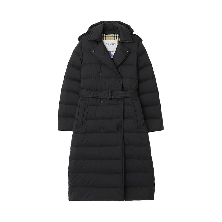 BURBERRY Women’s Long Nylon Hooded Down Puffer Coat 8110316 W KENT LNG A1189