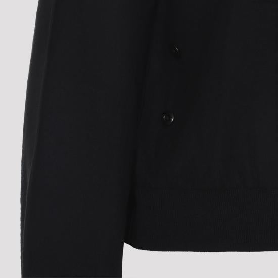 Lemaire Black Twist Knit Cardigan PO0023 LK087999