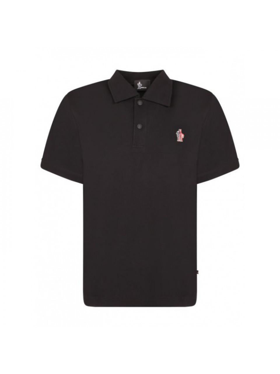 Moncler Grenoble Men's Logo Patch Polo Shirt