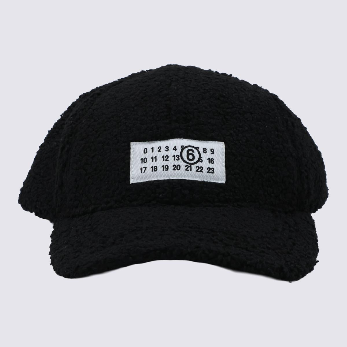 Maison Margiela Black Cotton Baseball Cap