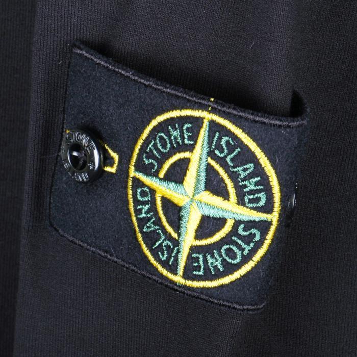 STONE ISLAND Patch Pocket Sweatshirt Black Men’s Top