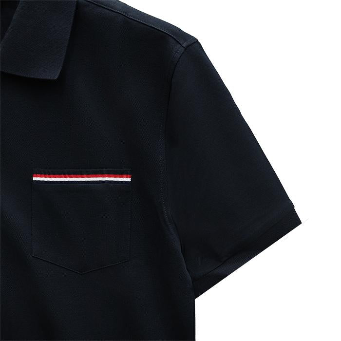 THOM BROWNE RWB Stripe Men’s Short-Sleeve Polo Shirt