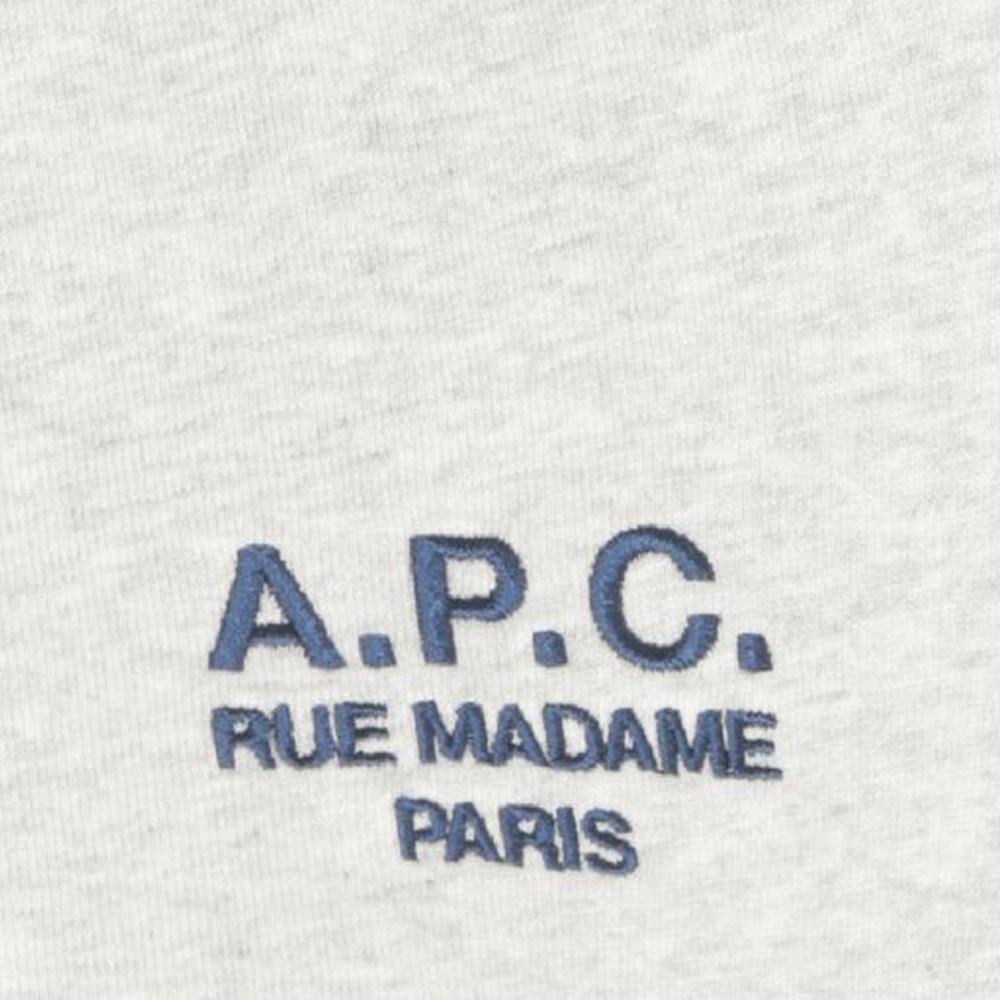 A.P.C. DENISE Embroidered Cotton T-Shirt White Women