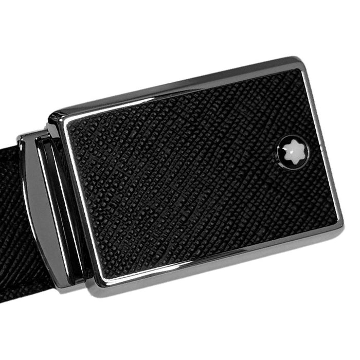 Montblanc Men’s Reversible Saffiano Print Leather Belt