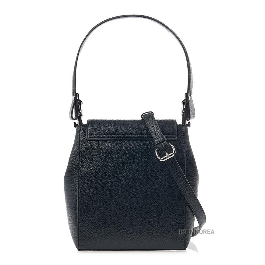 Vivienne Westwood Rosemary Shoulder Bag Black Leather Women