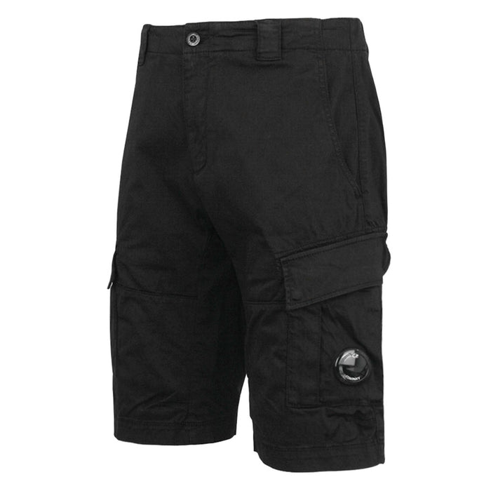 CP Company Black Cargo Shorts Men’s Cotton Ripstop Shorts