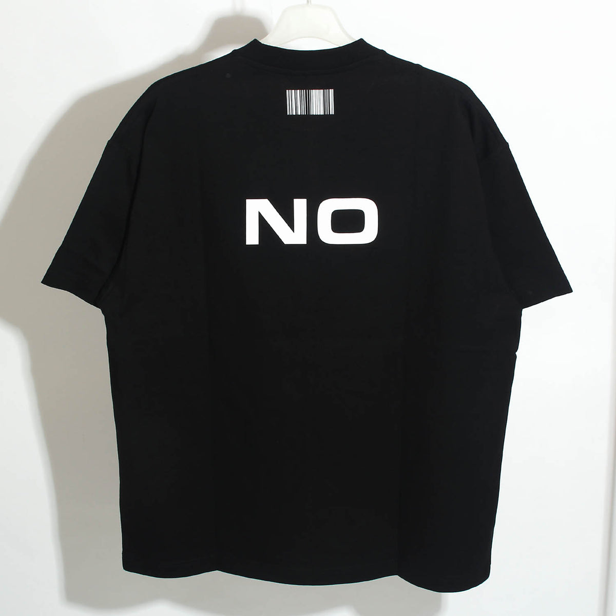 Vetements Men's Yes No Graphic Black Short Sleeve T-Shirt VL16TR240B