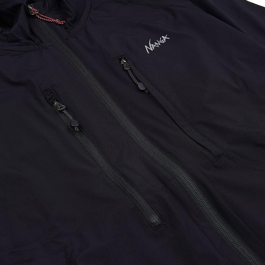 NANGA Men’s Hybrid Tech Hike Zip Jacket Blue NW2311 1E508 BLK