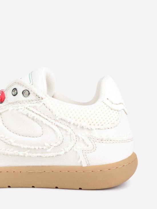 GANNI White Low-Top Sneakers S3079518 PARCHEMENT DOM