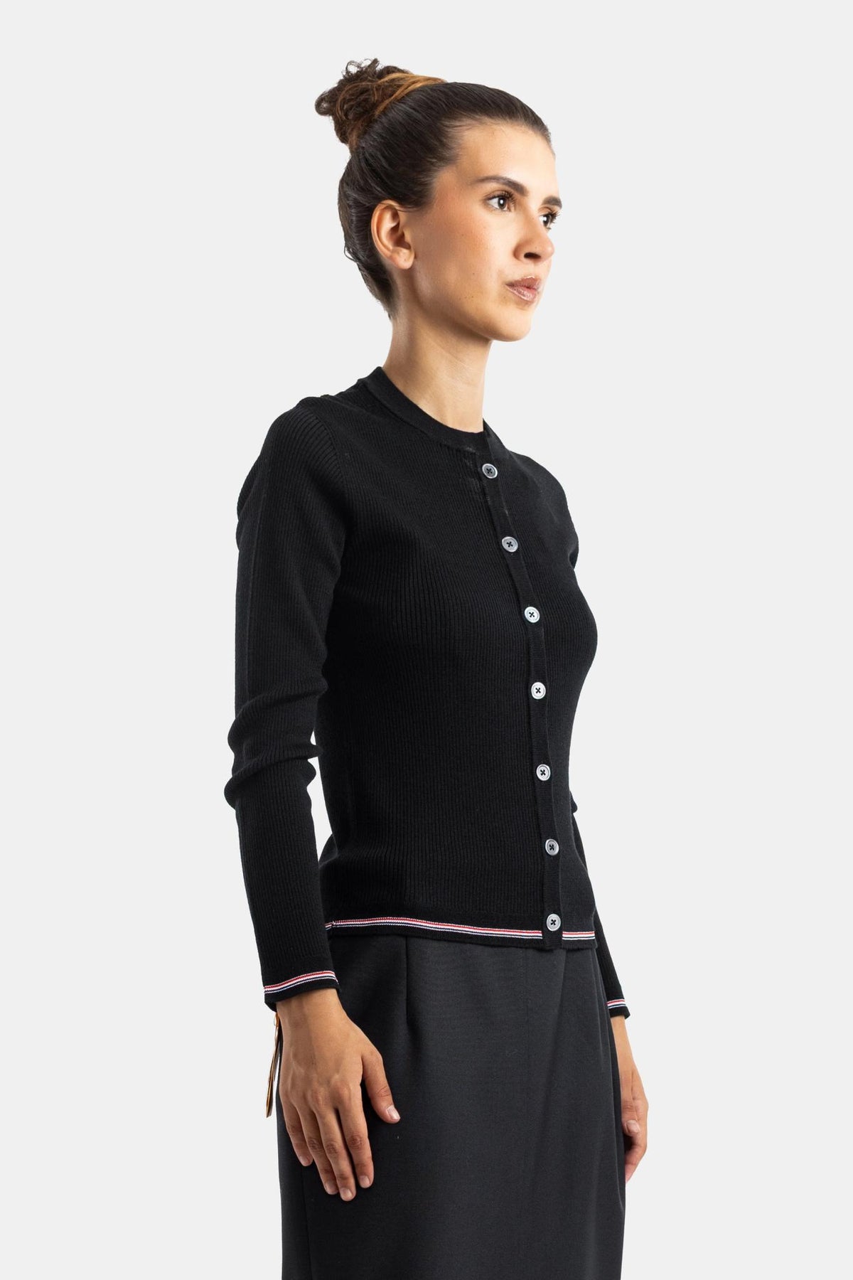 THOM BROWNE Wool Knit Cardigan