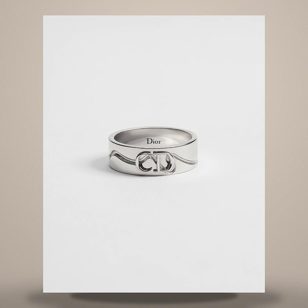 DIOR Silver Trefle Ring R2749HOMSTD990