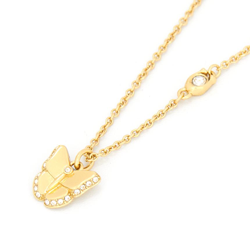 Coach Butterfly Pendant Necklace for Women 559728 GLD 710