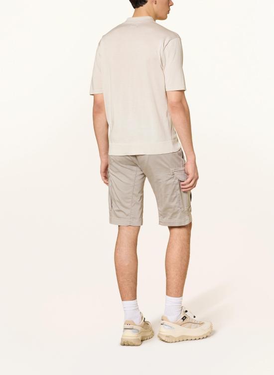 CP Company Cotton Polo Shirt for Men 20CMKN234A 110659A 103 GAUZE WHITE DOM