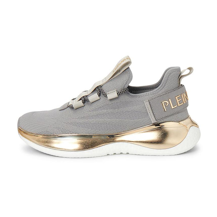 PLEIN SPORT Unisex Low-Top Sneakers White Leather