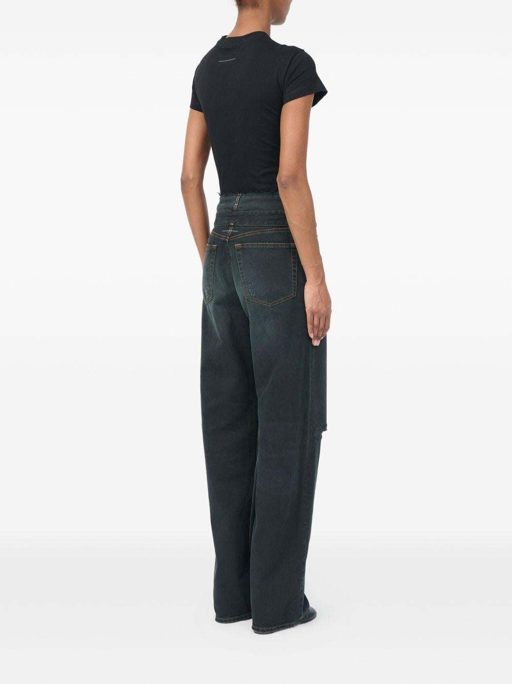 Maison Margiela Gray Denim Jeans for Women
