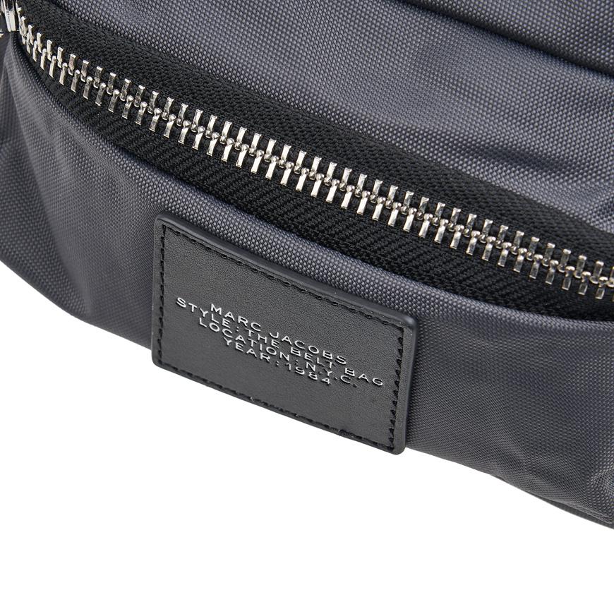 Marc Jacobs Unisex Biker Logo Belt Bag Gray