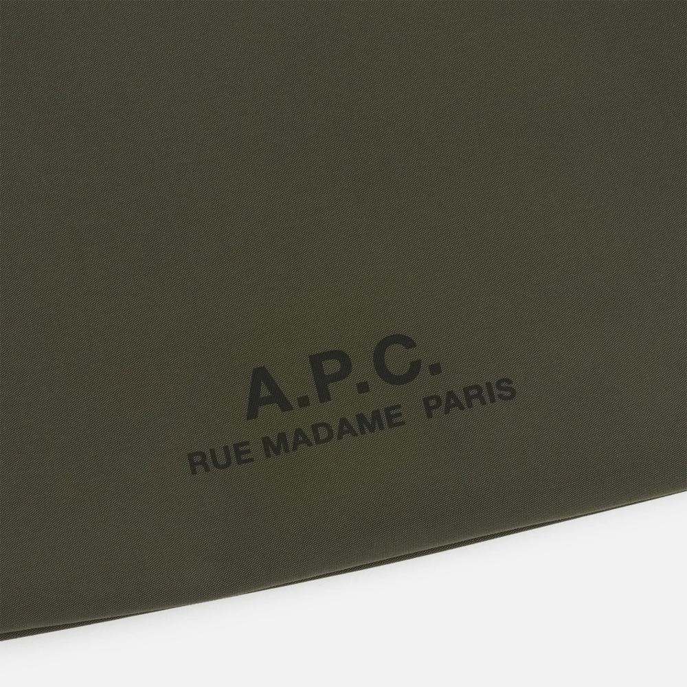 A.P.C. Journal Small Crossbody Bag Black Leather Unisex