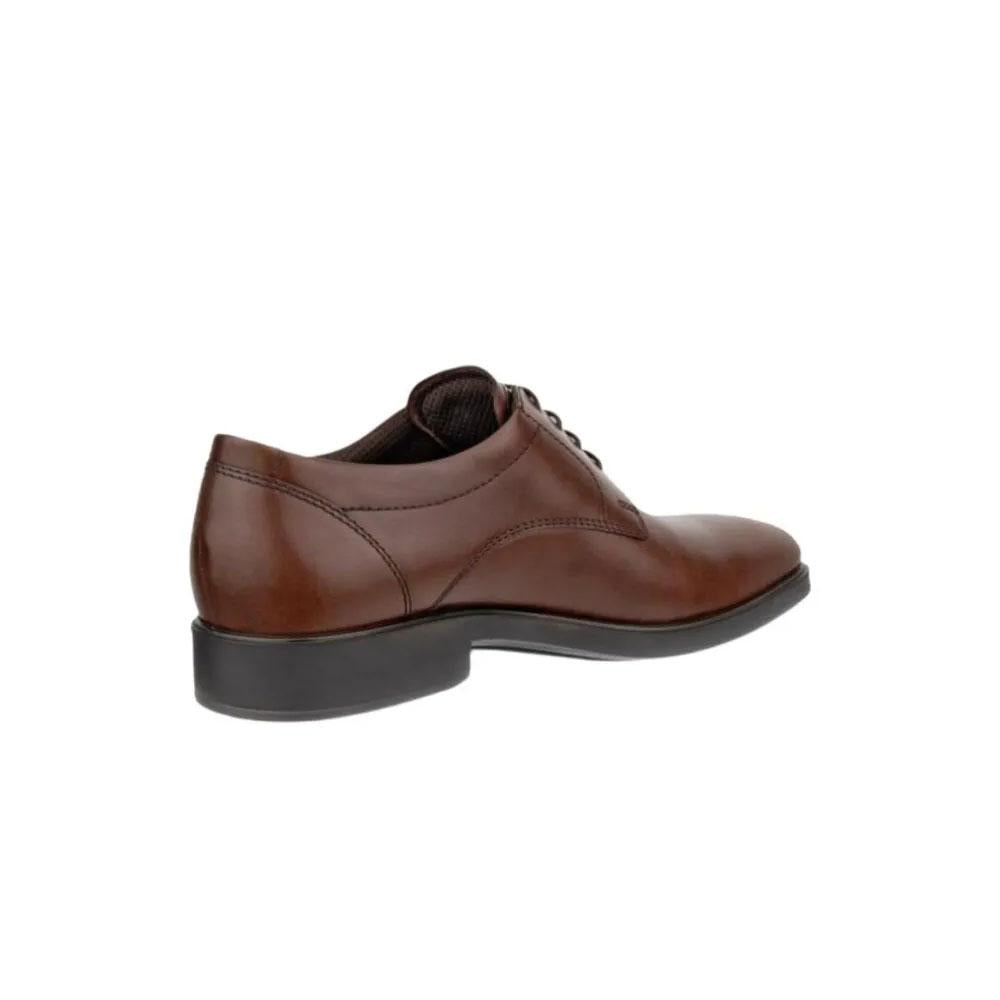 ecco Metroful Milan Brown Leather Derby Shoes for Men 523374 01667