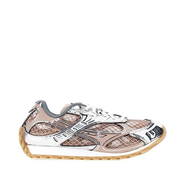 Bottega Veneta White Leather Low-Top Sneakers