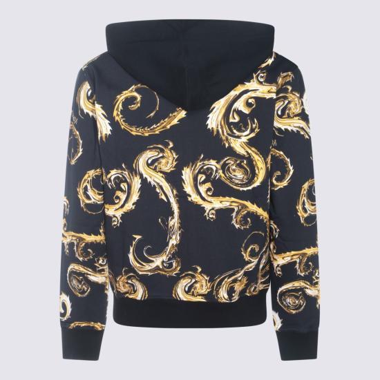 Versace Men’s Jacket 77GAI3Z1FS161G89 BLACK GOLD DOM