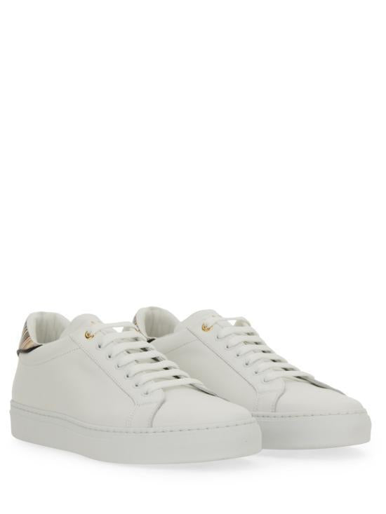 Paul Smith Leather Low-Top Sneakers for Men M1SBCK03FLEA01 WHITE DOM