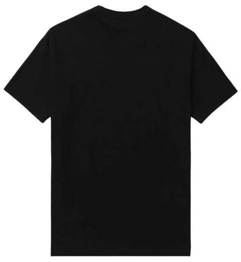 Comme des Garcons Double Heart Unisex Short Sleeve T-Shirt Black White