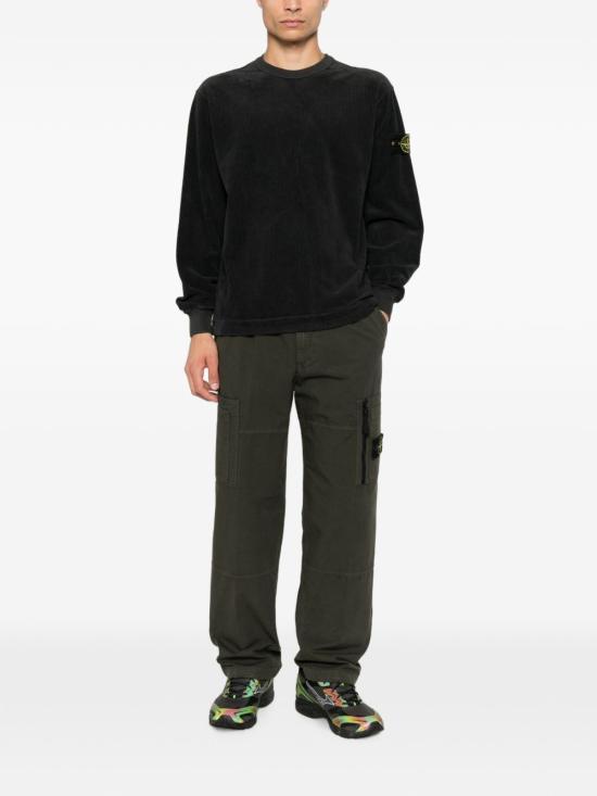 STONE ISLAND Lead Gray Long Sleeve Sweatshirt L2S156100030 S0444 V0062